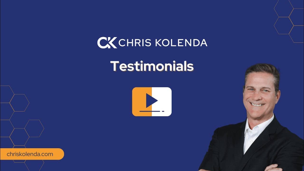What People Are Saying About Chris Kolenda