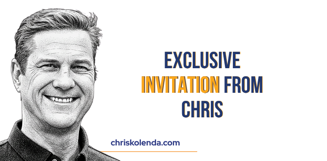 Blog on Exclusive Invitation from Chris